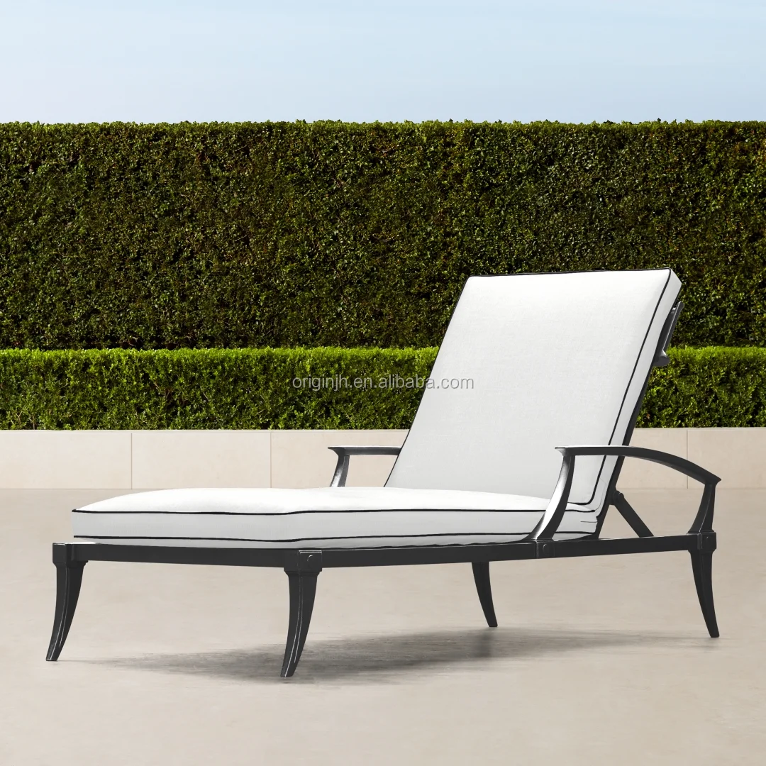 

Leisure Outdoor Swimming Pool Day Bed Beach Aluminum Outdoor Waterproof Chaise Lounger