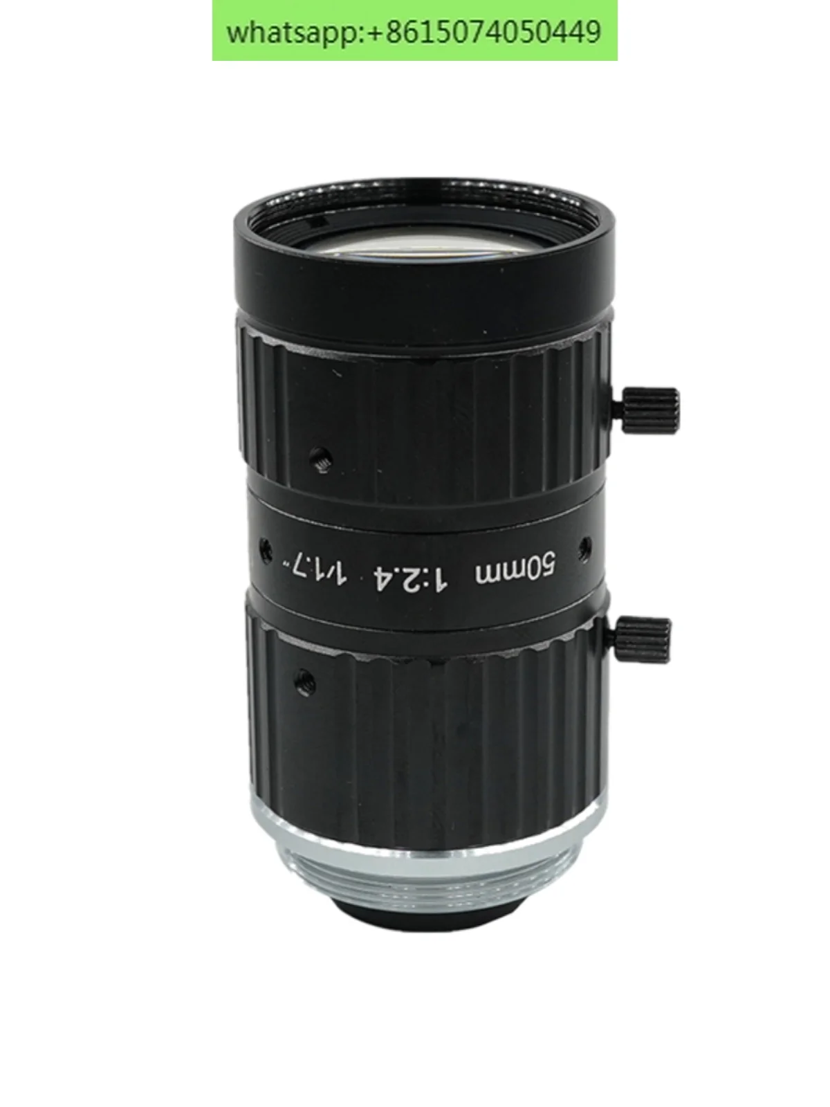 12 million FA industrial lens fixed focus 50mm 1/1.7 inch manual aperture C port FA industrial camera lens