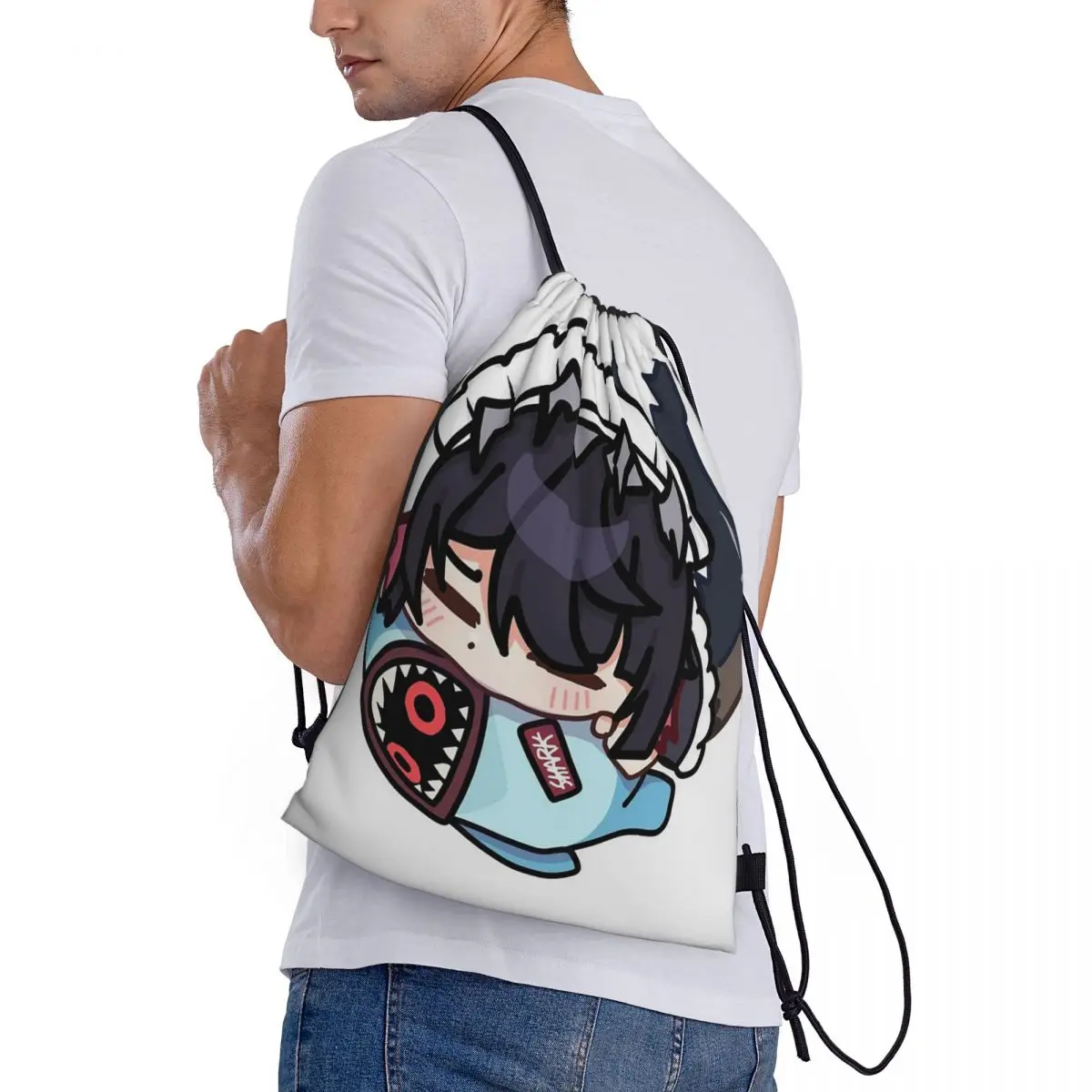 

Ellen Joe Guzi's Original Animation Zenless Zone Zero Anime Backpacks Fashion Drawstring Bags Sundries Bag Book Bags for School
