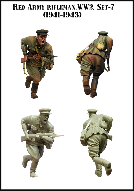 

Наборы фигурок из смолы 1/35, неокрашенные миниатюры SFO0263