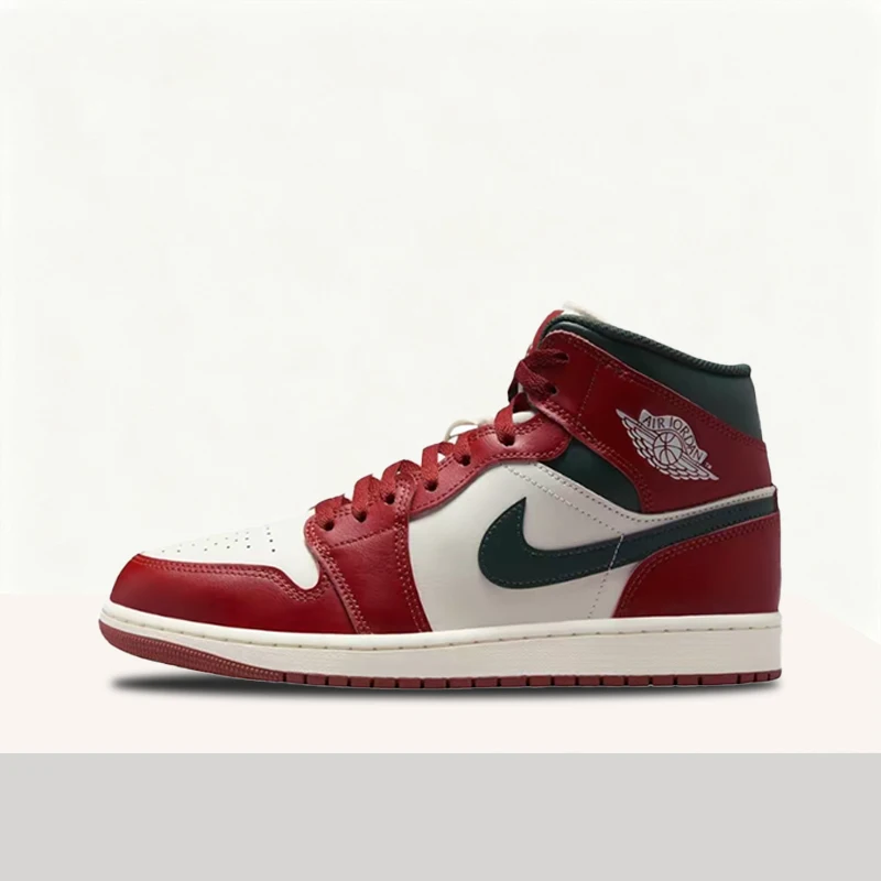 

Баскетбольные кроссовки Nike Air Jordan1 Mid Retro Streetwear, удобные, прочные, легкие, универсальные, премиум-класса, унисекс, модель DQ8426-105