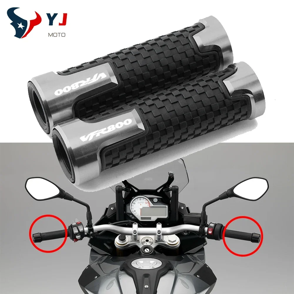 

Универсальные алюминиевые резиновые ручки для мотоциклов HONDA VFR800, VFR800F, IWI/VTEC/F, VFR 800, 1998-2020
