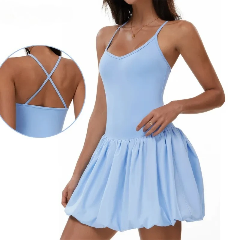 

New Women Gym Jumpsuit Yoga Fitness Suit Shorts Sets Sexy Tennis Skirts Sports Tracksuit Yoga Clothing Female Workout Sportswear