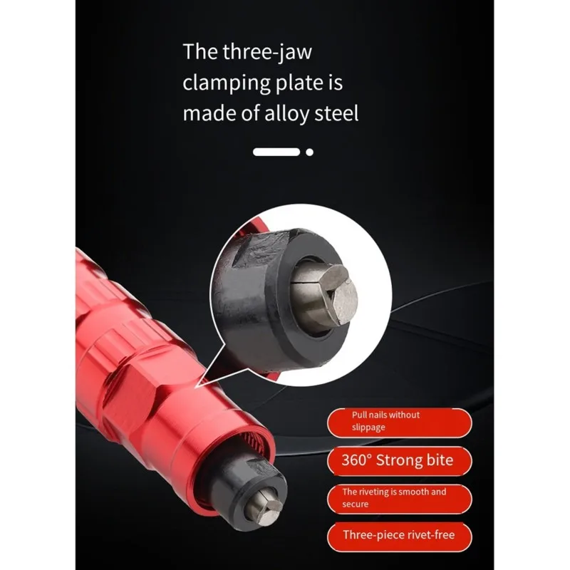 ABRU-For Industrial Use-Electric Rivet Gun Conversion Head Kit Adapter-Compact And Efficient Design