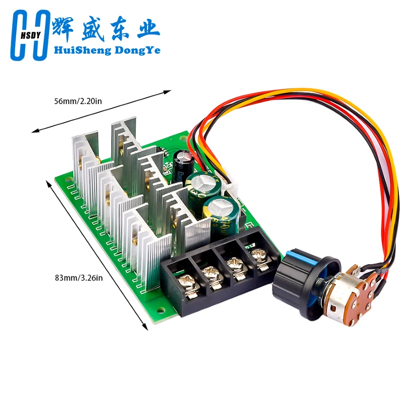 Imagem -02 - Regulador de Velocidade da Bomba do Motor Alta Potência Controlador de Velocidade dc 955v 40a 2000w Pwm 9v 12v 24v 36v 48v