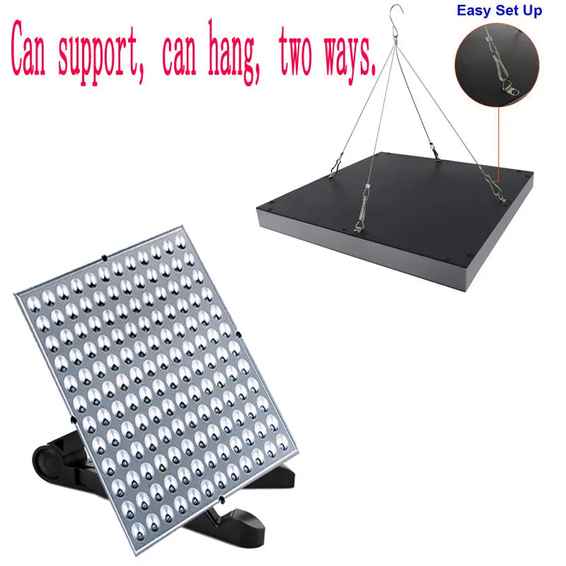 Lampada da pannello rossa a LED per la cura della pelle antietà del viso bellezza 144 strumenti per fisioterapia del corpo a luce LED lampada per il rilassamento yoga