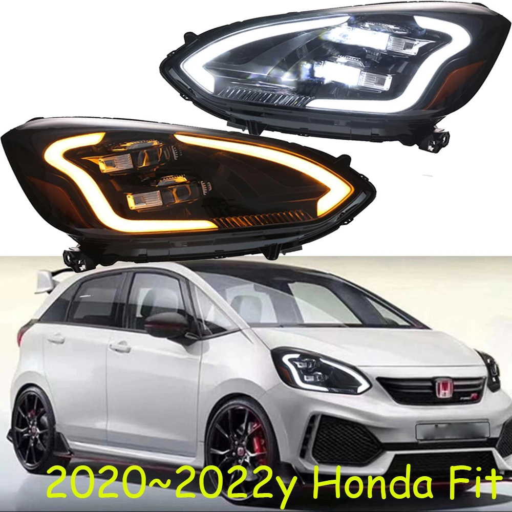 

Автомобильный бампер туман honda фары фара для модели Fit 2020 ~ 2022y All in LED DRL Автомобильные аксессуары Фары fit Противотуманные фары противотуманные