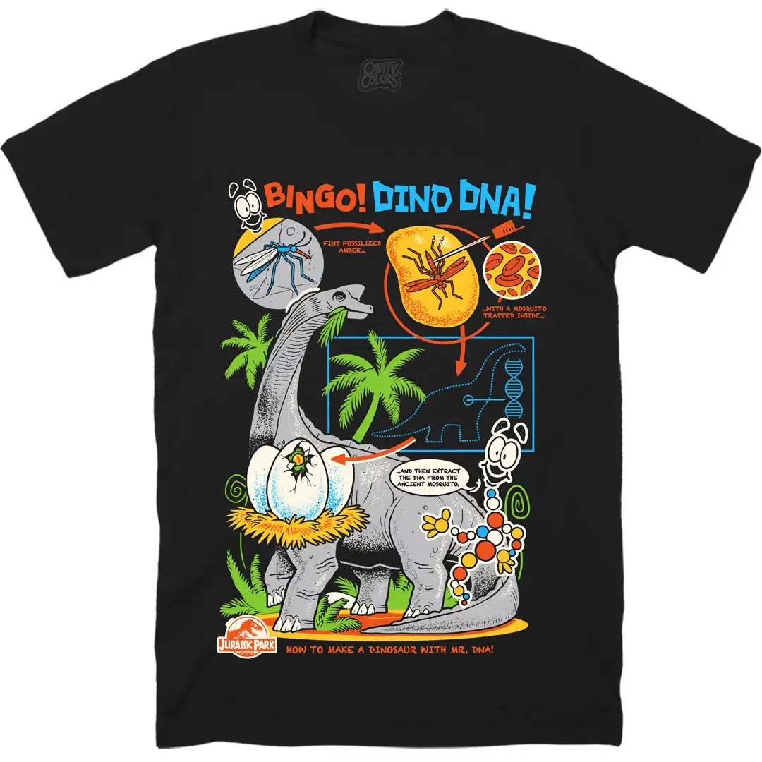 

JURASSIC PARK: BINGO! DINO DNA! - T-SHIRT