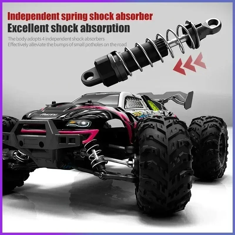 SCY 1:16 SCY16102PRO 4WD Brushless RC Car 70km/h High Speed Racing Buggy With LED Light Remote Control Off Road Truck Toys Gifts