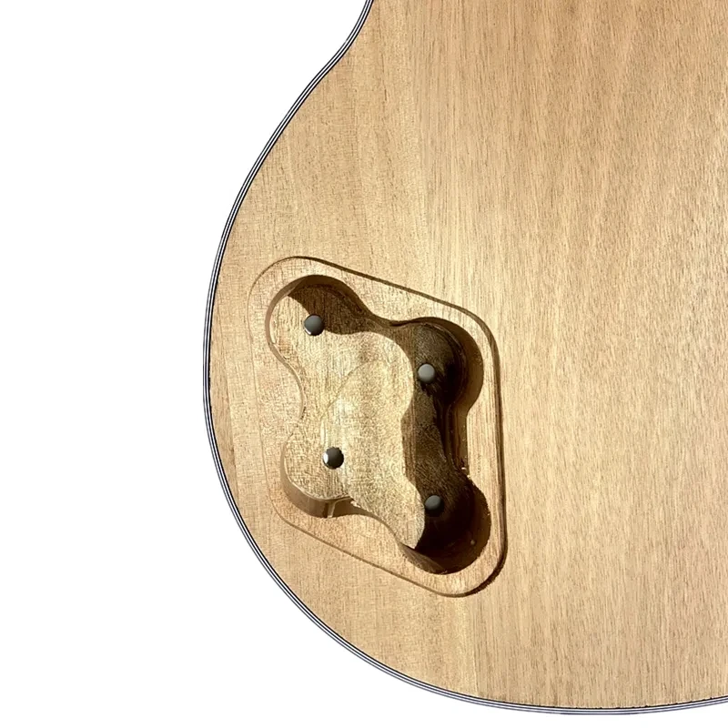 Unfinished best quality LP style Electric guitar body Mahogany Wood ,One Piece wood Made, DIY Electric Guitars Parts Accessories