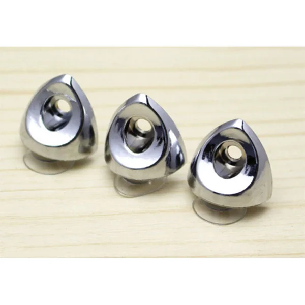 

8Pcs Glass Fixing Clip Bracket Stainless Steel Suction Cup Triangle Shape Secure Shelf Holder Glass Clip Bracket