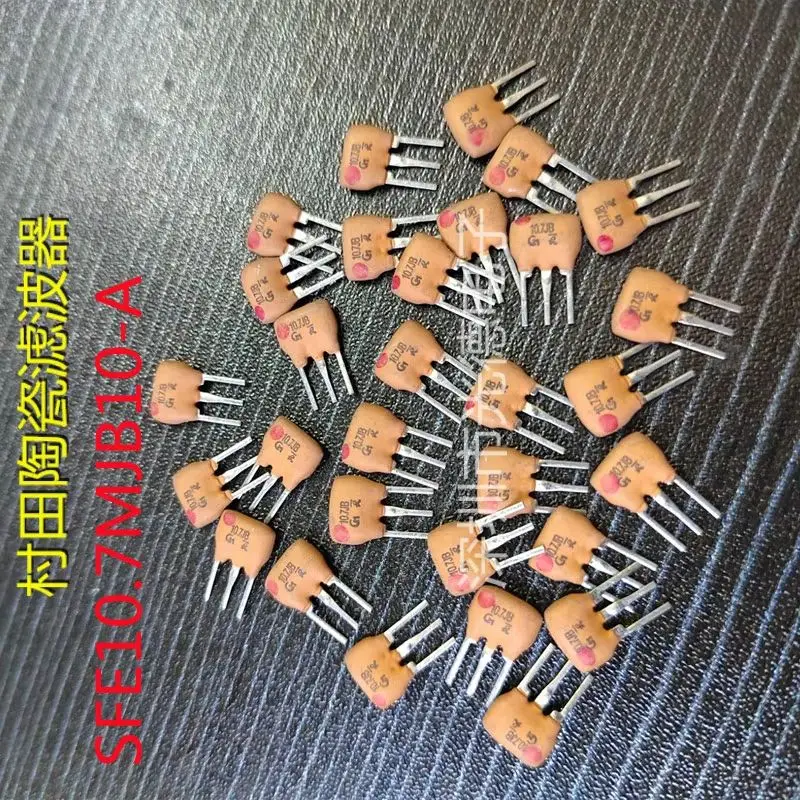 

50PCS/ Original intermediate frequency ceramic filter SFE10.7MJB10-A 10.7JB 10.7MHZ straight plug 3 feet