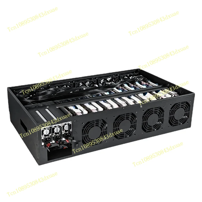 

Корпус CRPS 857S Redundant 8GPU, индивидуальное компьютерное шасси, поддержка 3070 3080, видеокарты, бесшумный корпус