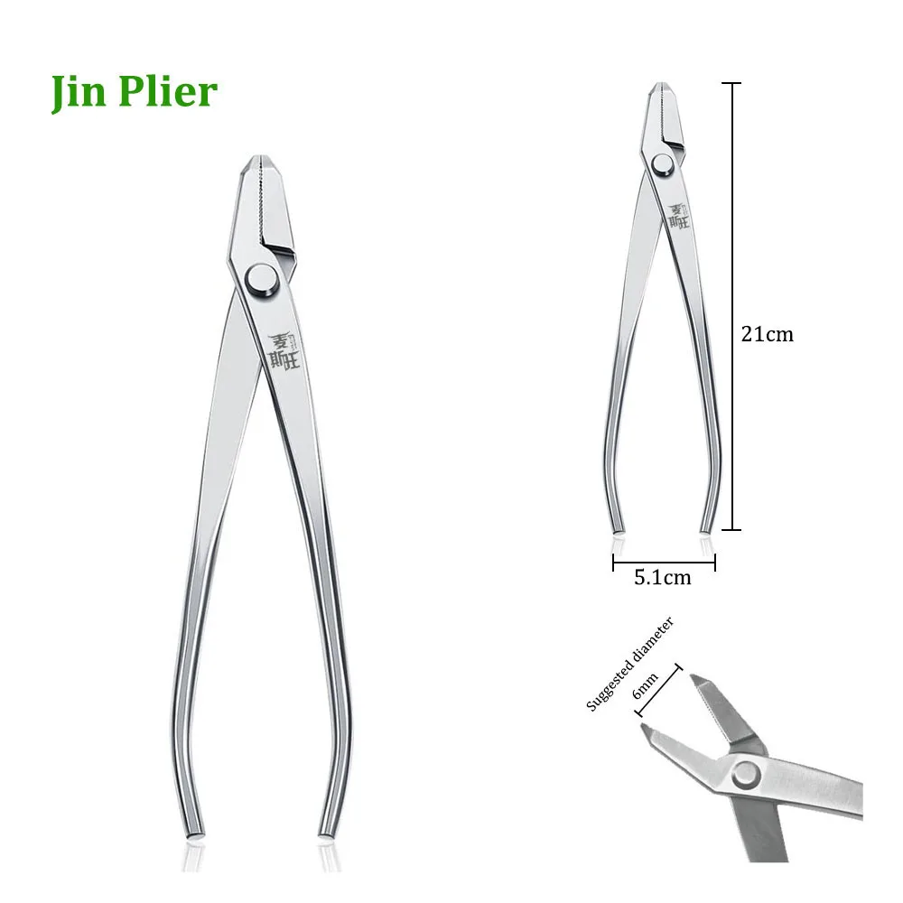 

Standard Grade 210mm Bonsai Wire Pliers 5Cr13 Alloy Steel Jin Pliers Bonsai Tools twist and secure wire