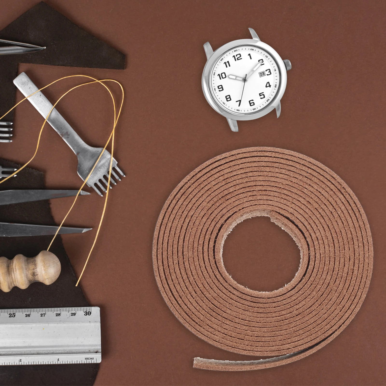 

1 Roll DIY Strap Craft Strip Material for Clothing Jewelry Wrapping Carving Stamping DIY Crafts