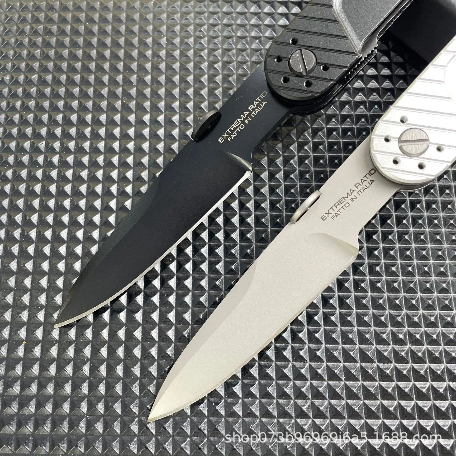 بدلة القوة المتطرفة للتخييم في الهواء الطلق مقبض ألمونيوم سكين EDC للبقاء على قيد الحياة البرية