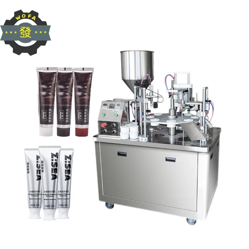 Soft Tube Filling and Sealing Machine Semi Automatic Plastic Tube Filling Sealing Machine