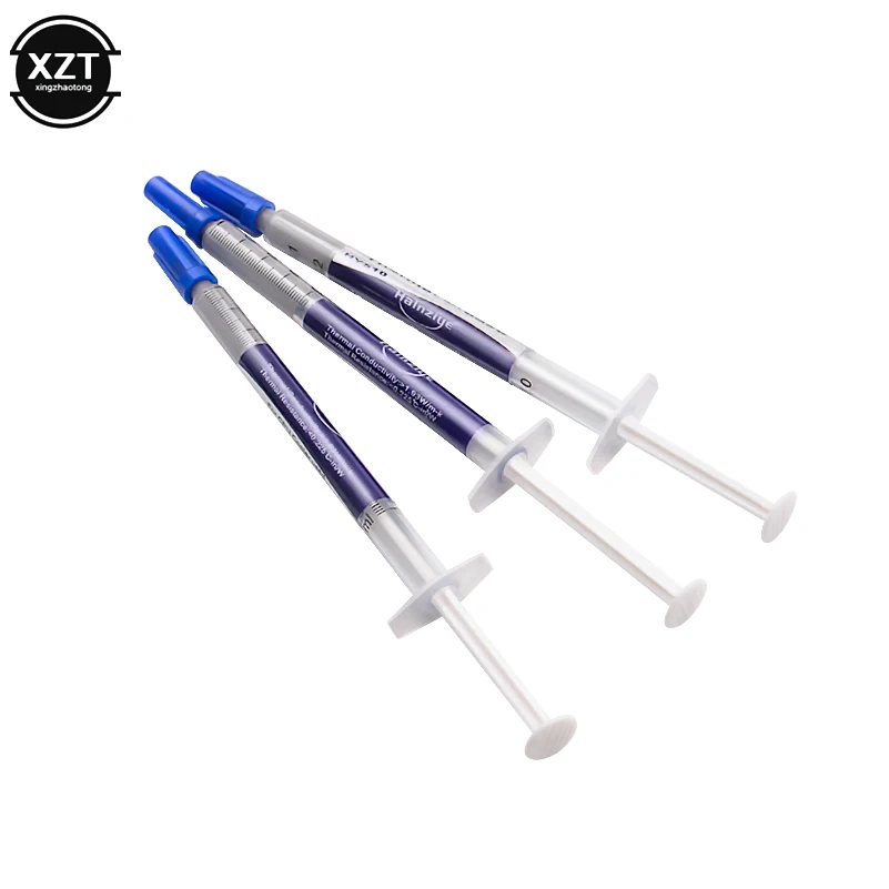 10pcs/lot 1g Grey Silver Thermal Grease Silicone Heat Sink Paste CPU Cooler Heatsink 10% Silver For CPU