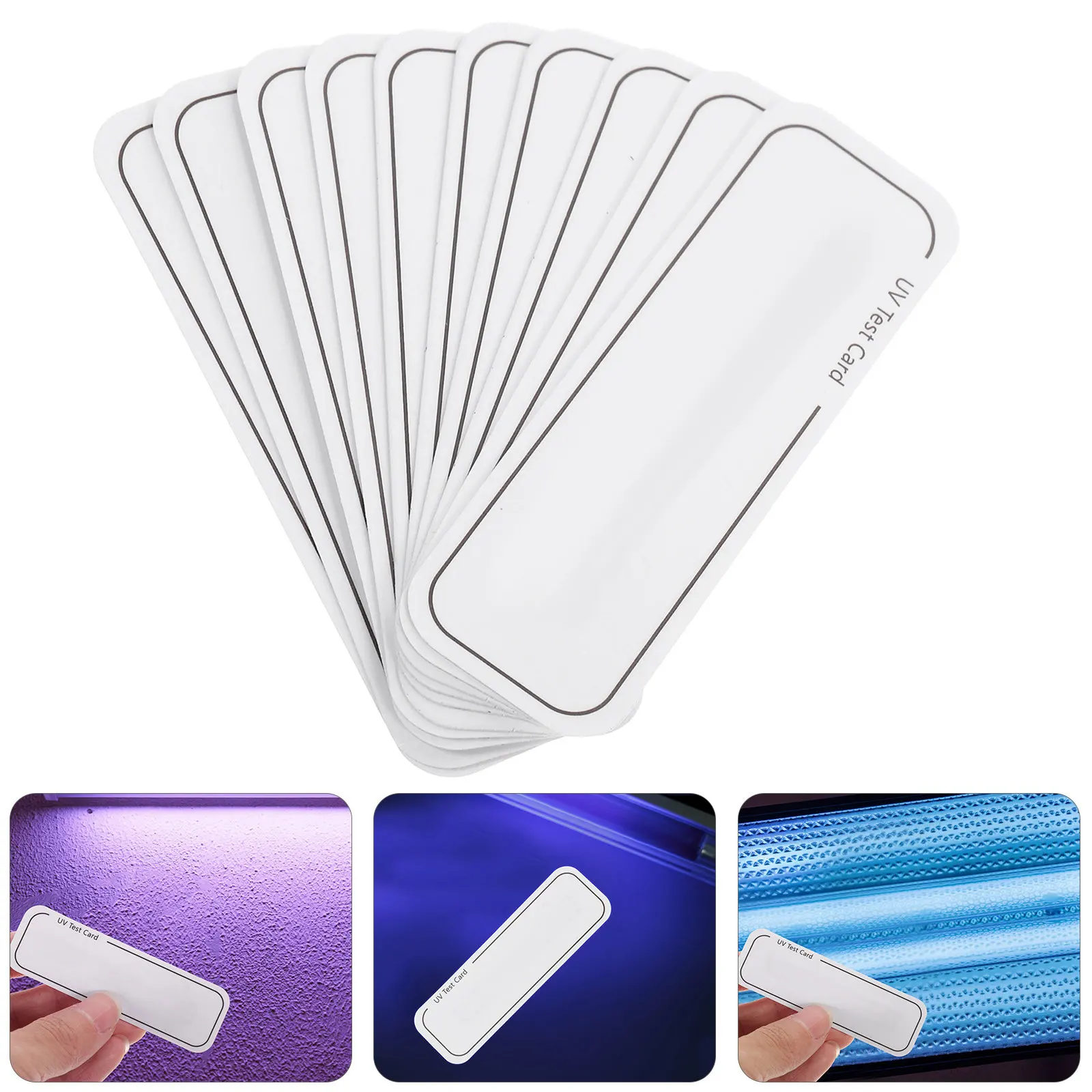 10pcs UV Testing Cards for Disinfection Cabinets, Home Sterilizers – Professional UV Light Indicator Cards
