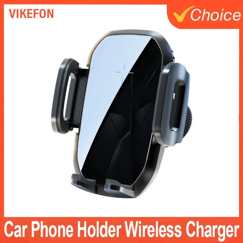 

15 Вт Быстрая зарядка вентиляционного отверстия Автомобильный универсальный автомобильный держатель для телефона Автомобильное беспроводное зарядное устройство с автоматическим зажимом для iPhone 16 15 14 13 12 Pro