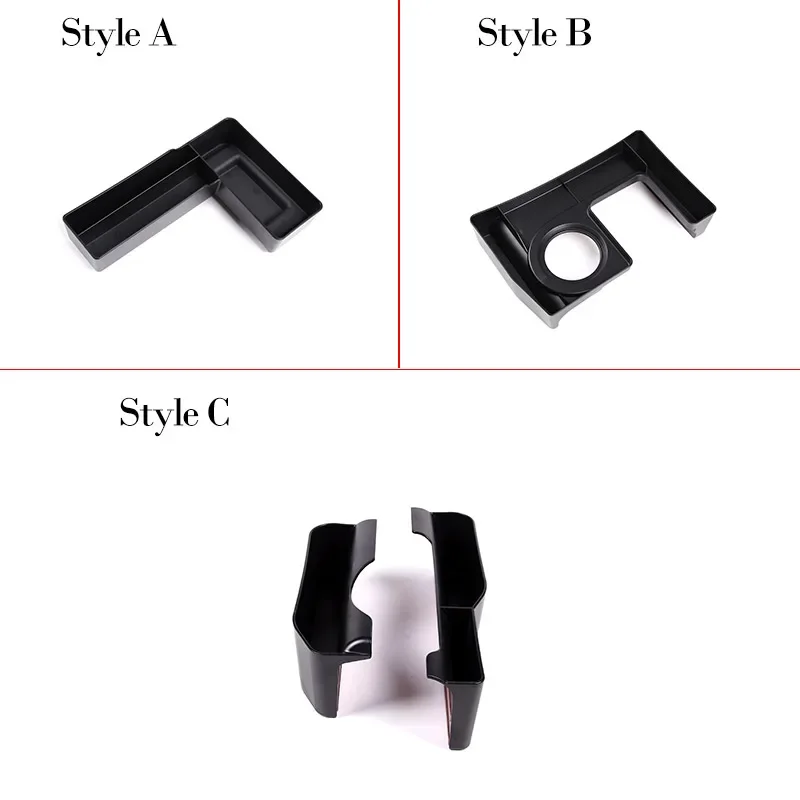 LHD For Toyota FJ Cruiser 2007-2021 Black Car Center Console Gear Side Storage Box Phone Box Car Interior Accessories
