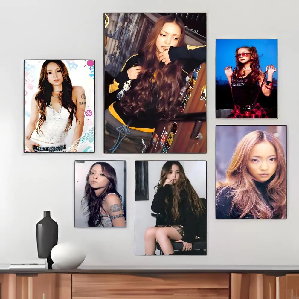 R&B Dance Pop N-Namie Amuro Poster Pegatina artistica HD autoadhesiva impermeable para salon dormitorio