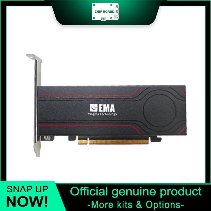

EMA EA300V AI Card, Ascend Chip, 8-Core, 24GB LPDDR4X, PCIe Gen4, 100TOPS Accelerator