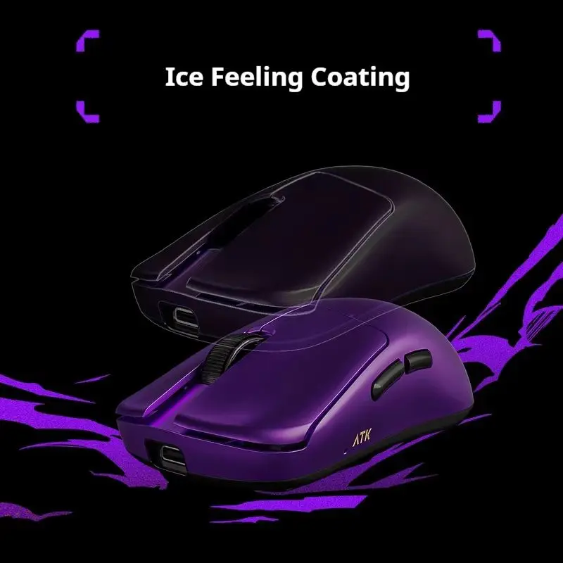 ATK DuckBill Platypus Wireless Gaming Mouse PAW3950 Ultra Nordic 54H20 Dual 8K Polling HUB 3 0 Holeless Lightweight Esports
