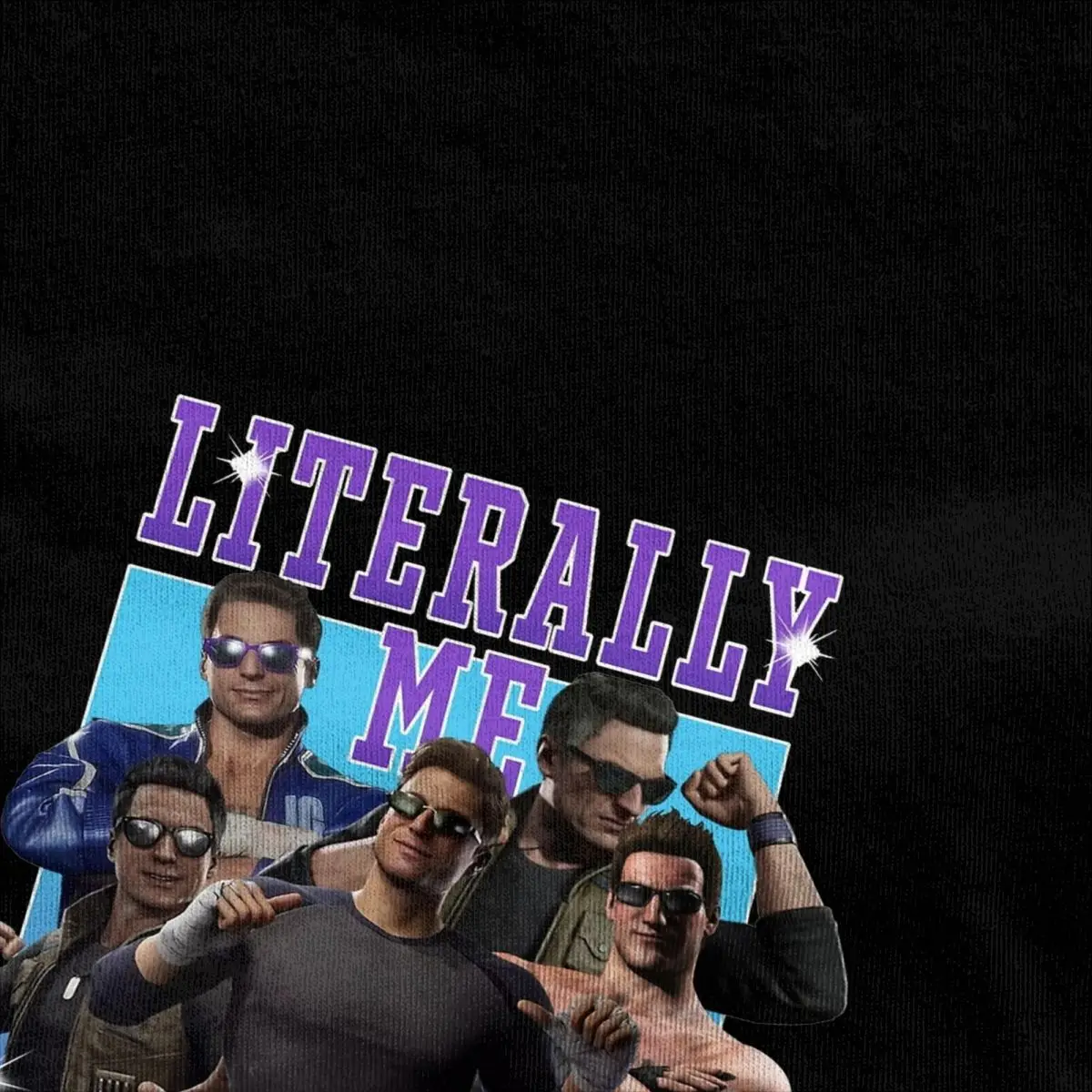 Johnny Cage Is Literally Me Merch Shirts for Men Women Awesome Pure Cotton Graphic Printing Clothing