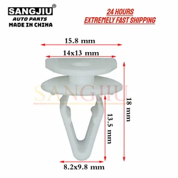 20Pcs Clips Cowl Dash Moulding Compatible With For Honda Acura RL Civic Hybrid Odyssey 90602-SFA-004