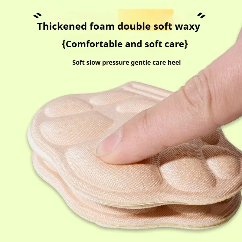 Soft Sponge Heel Liners Design Anti Rubbing Heel Stickers Prevent Heel Slip Shoe Size Reduction Inserts for High Heels Sneakers