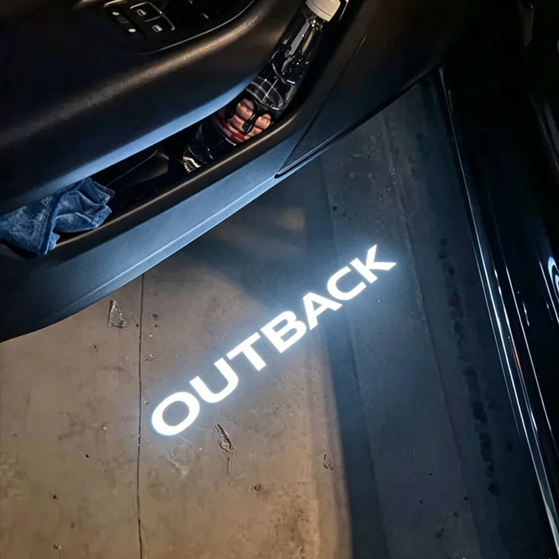 Led Car Door Welcome Projector Logo Ghost Shadow Night Light For Subaru Outback 2012-2024 - view 2
