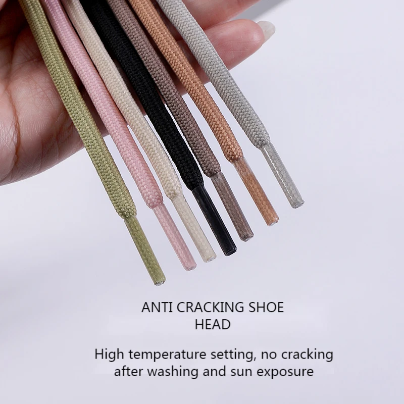 20 Color Round Shoe Laces All-match Many Kinds Colour Sports Shoelaces Weave Close Does Not Snag Used For Sneakers Shoelace image 3