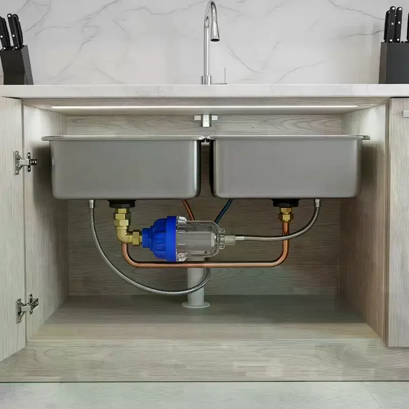 Electric Water Heater Pre-filter: Stainless Steel Purifier Washing Machine Faucet Shower Anti-scaling