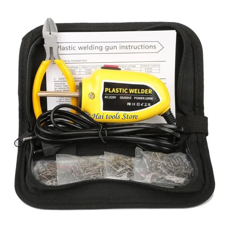

X37E 100W Plastic Welder Plastic Welding Kits Instants Heating 100pcs Hot Staple