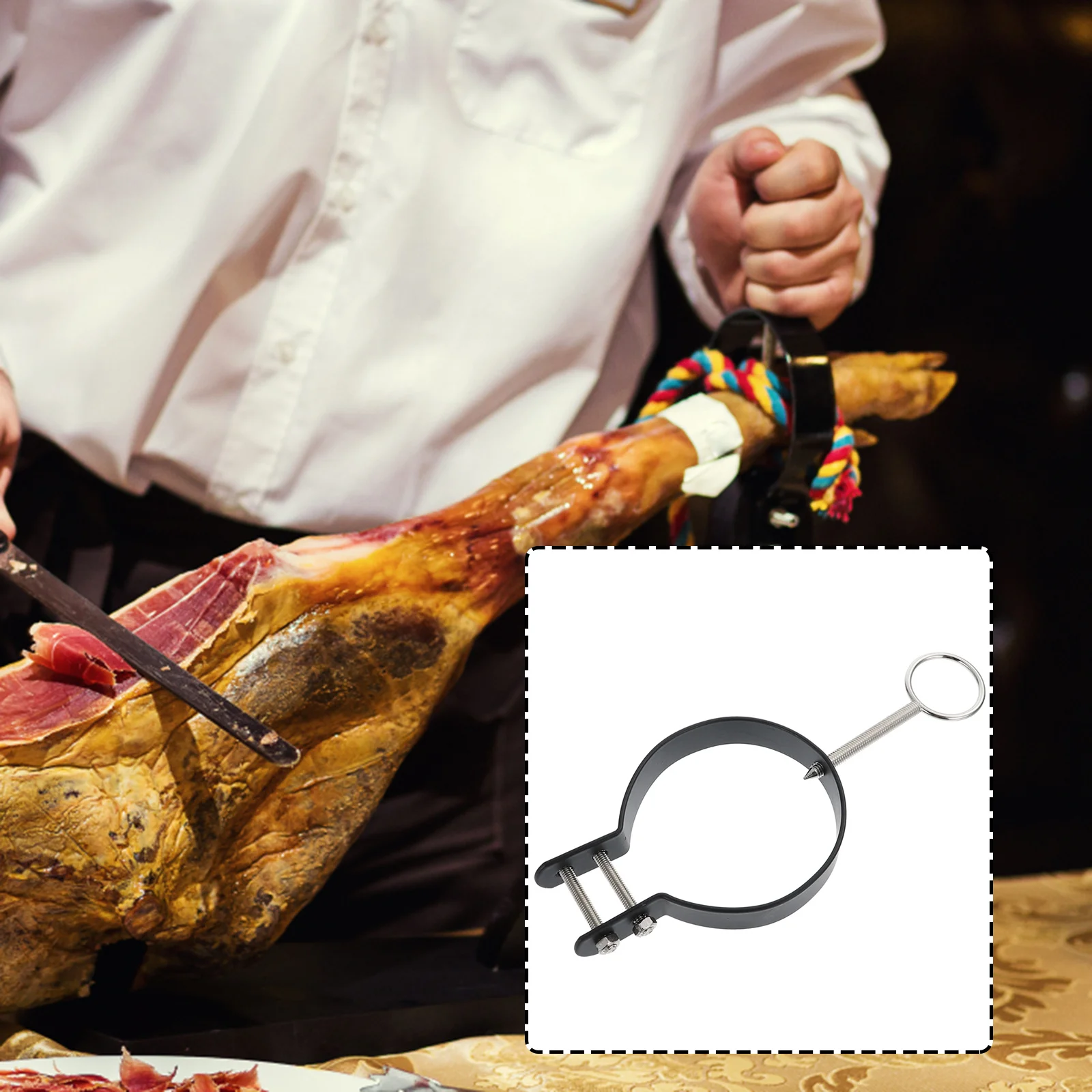 

Iron Rack Ham Holder For Home Easy Storage Rack Assembly Storage St Useful Creative Ham Holder Spanish Creative Home