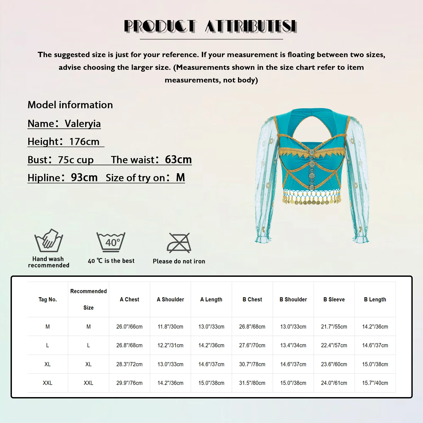 Disfraces de princesa india árabe para mujer, Top corto de actuación de danza del vientre, Tops de mascarada para fiesta temática de corazón, Halloween