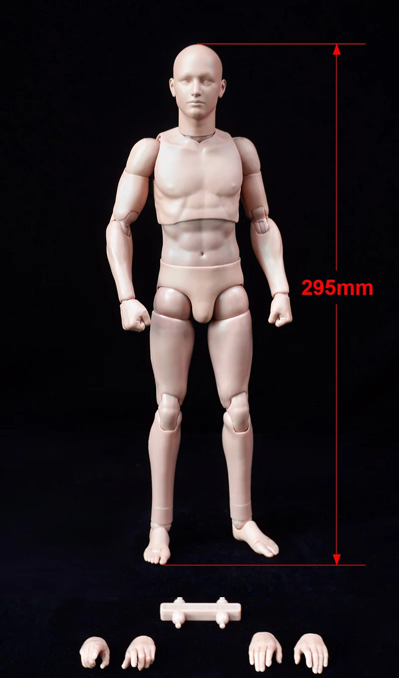 Offizielles DID OA60003 1/6 Männer Soldat Körper Flexibles Gelenk Standardversion 2.0 Körpermodell mit Kopf 12 Zoll Actionfigur Modell