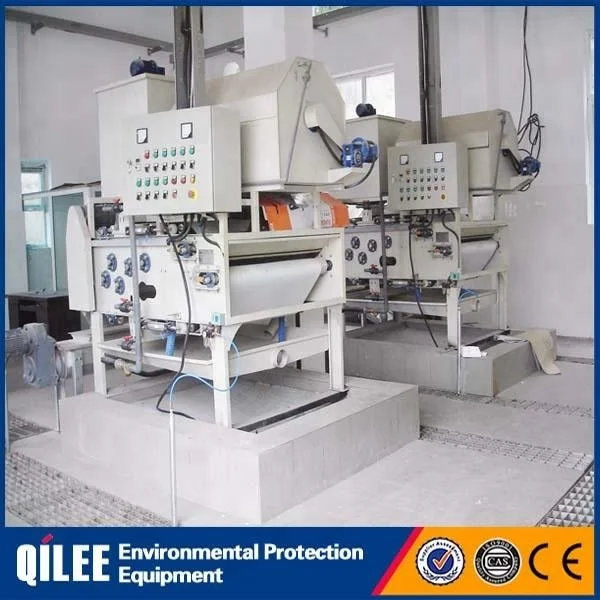 Wastewater treatment belt filter press for fruit juice processing