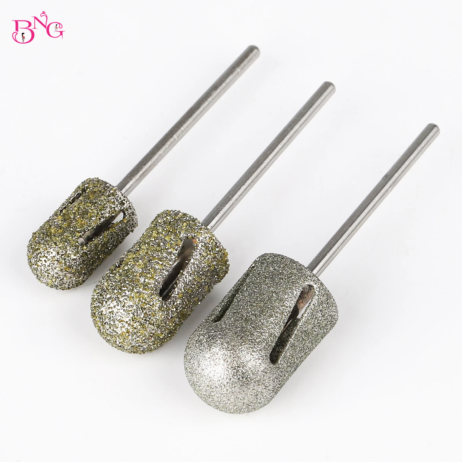 BNG Pedicure Cone Bit Diamond Foot Nail Drill Bit Pedicure Foot Calluses Sanding Polishing Head for Cracked Skin Callus Removal