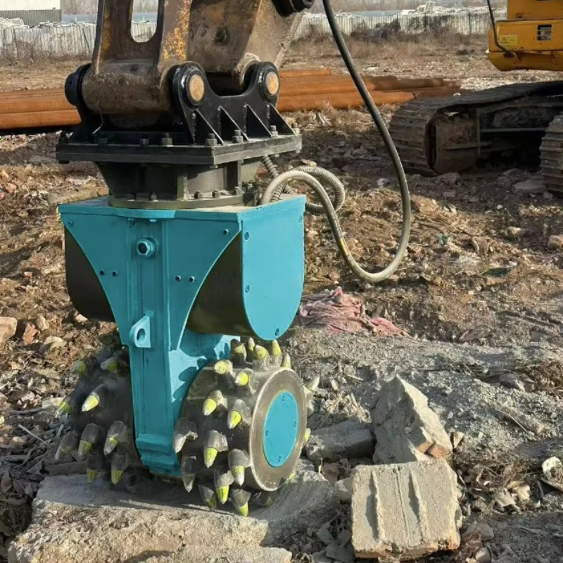Hydraulic Milling Attachment Rotary Drum Cutter Hydraulic Drum Cutter Drum Cutter for Excavator Rock Concrete Trenching