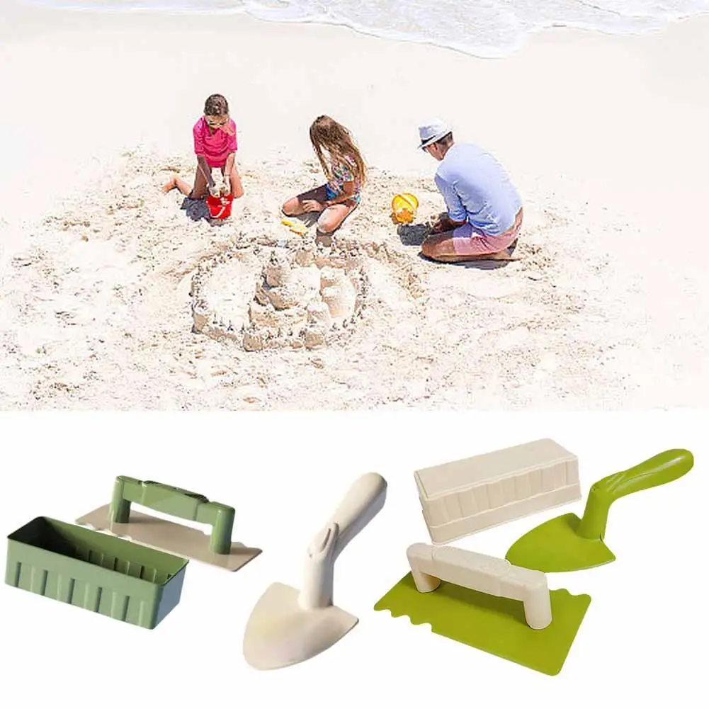 Ensemble de jouets de plage et de neige pour enfants, moules de maçonnerie, pelle, château, outils de construction, jeu de bord de mer, artisanat de jardin en plastique, été