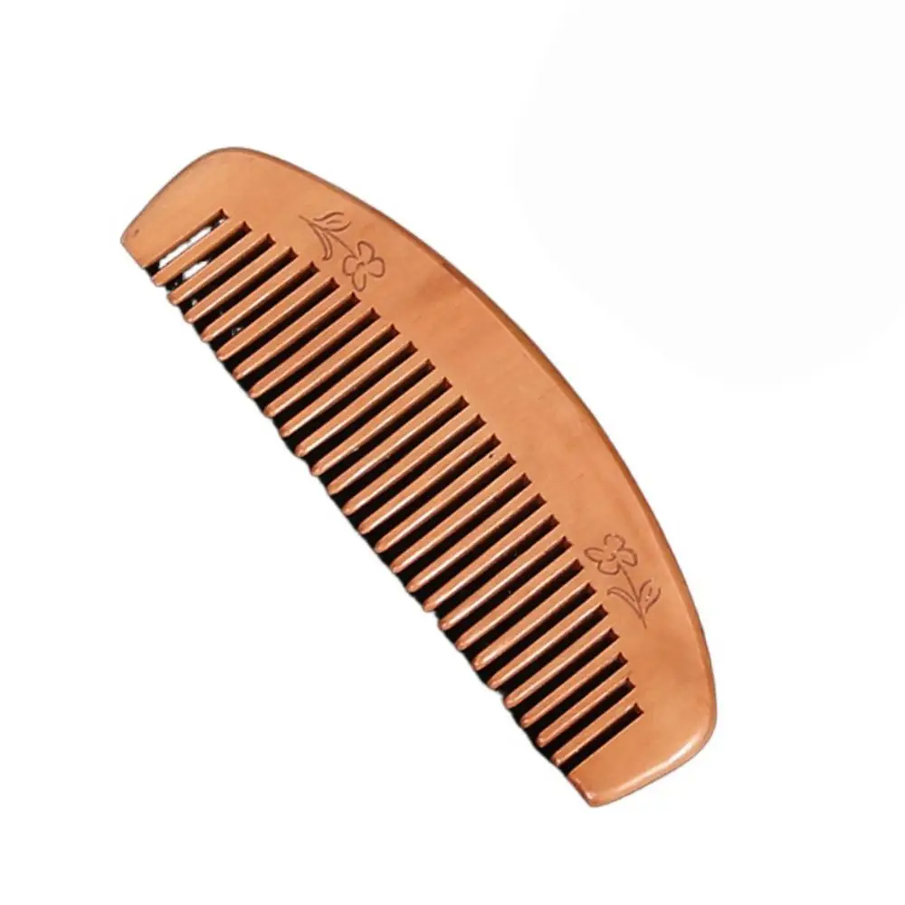 

Wood Wooden Scalp Combs Coarse Tooth Anti-Static Head Acupuncture Point Massage Comb Retro Natural Meridian Gua Sha Pocket Comb