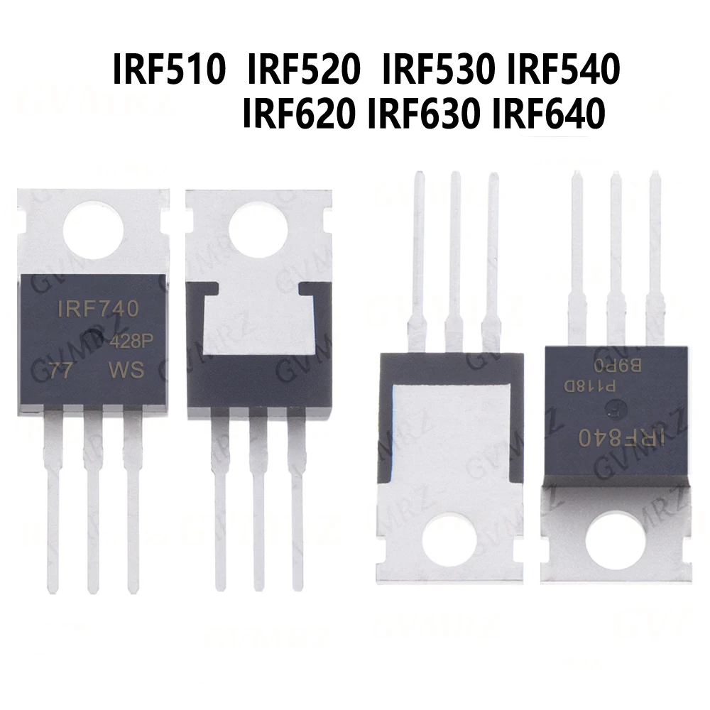 10PCS TO-220 IRF510 IRF520 IRF530 IRF540 IRF620 IRF630 IRF640 IRF710 IRF730 IRF740 IRF830 IRF840 TO-220  IRF530 IRF540
