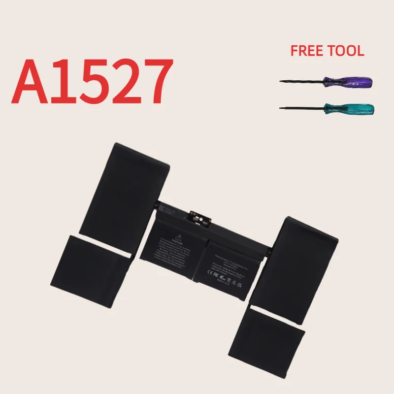 

Аккумулятор A1527 для приложения LE Macbook pro 12 дюймов A1534 (2015/2016/2017 года MF855 MJY32CH/A MK4M2 с бесплатными инструментами