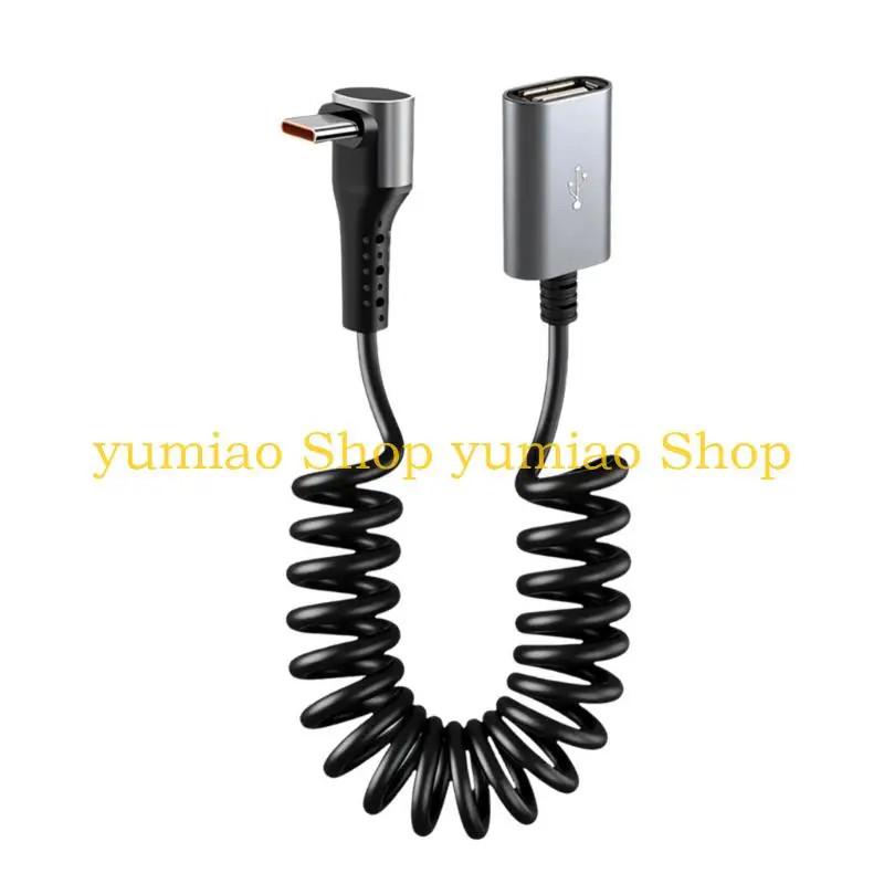 587B Nylon Braided Type C To USB Cable Converter For Laptop U Disk Mouse Keyboards