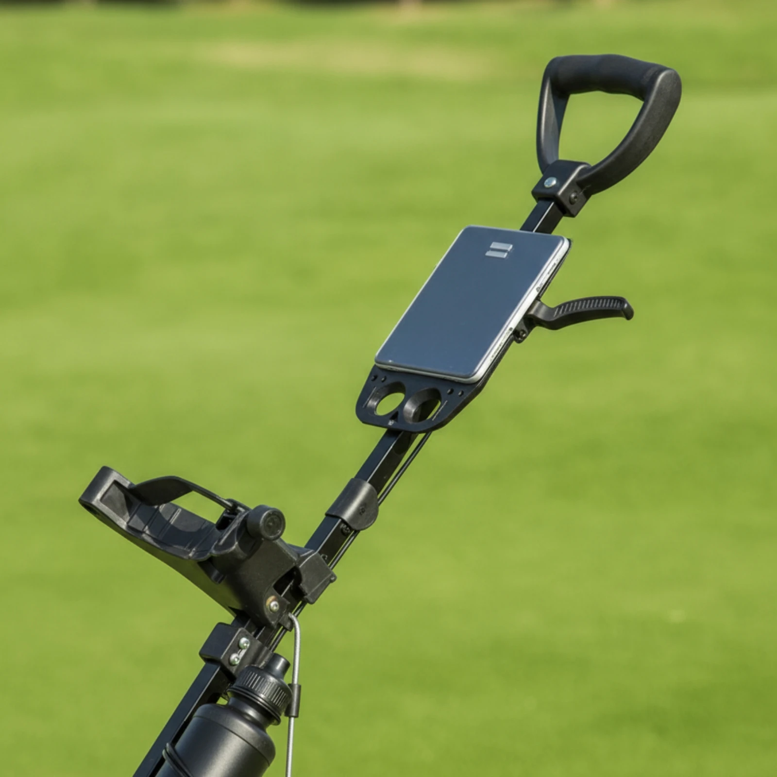 Three-Wheel Golf Bag Cart Sturdy 3-Wheel Golf Push Cart Ergonomic Smooth for Walking Golfers