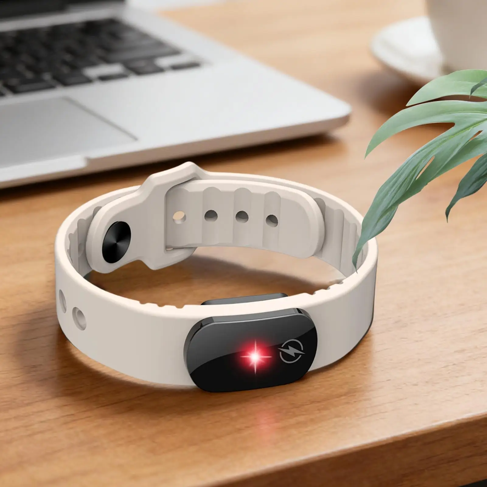 حزام معصم مضاد للكهرباء الساكنة من السيليكون مضاد للكهرباء الساكنة للجنسين، حزام تأريض لإزالة كهرباء الشتاء للنساء البالغات