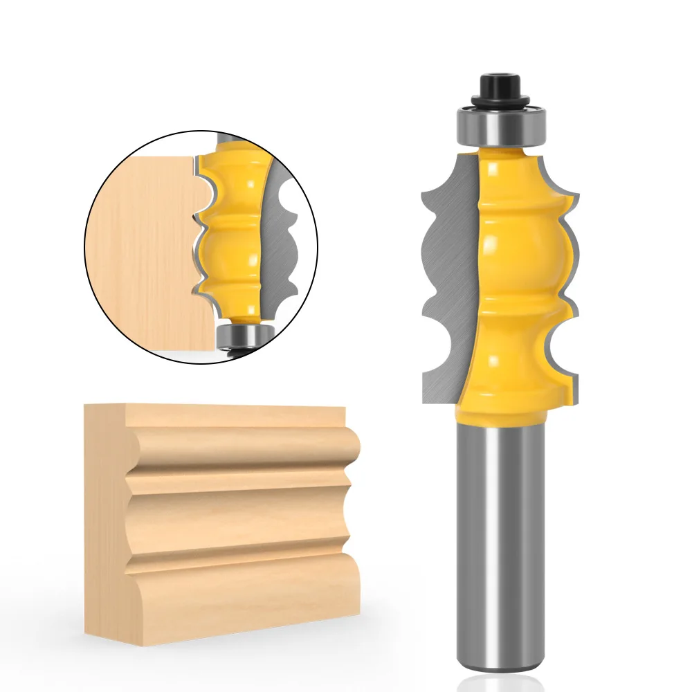 

1PC 8mm 12mm Shank Special Moulding Bit Carbide Molding Router Bit Trimming Wood Milling Cutter for Woodwork Cutter Power Tools