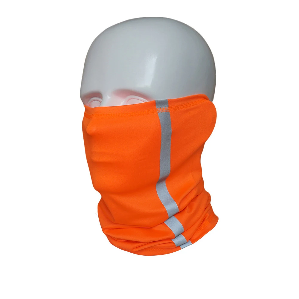 Hi Vis Reflective Safety Face Clothing-Neck Gaiters Bandanas Scarf Gaiters Face Mask Multifunctional Headwear